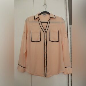 EXPRESS PORTFOLIO BUTTON DOWN BLOUSE
